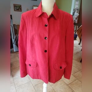 Red blazer